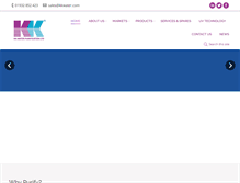 Tablet Screenshot of kkwater.com